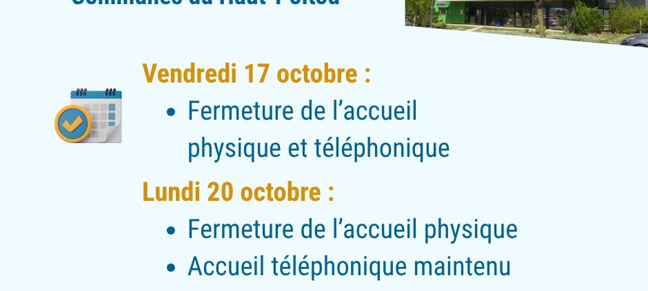 fermeture exceptionnelle cchp