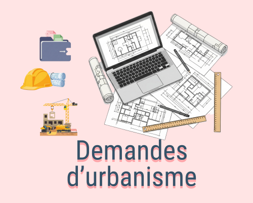 Image illustrant les demandes d'urbanisme, les travaux, plans d'urbanisme...