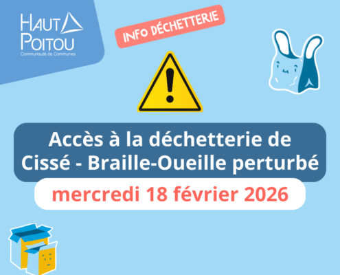 acces perturbé déchetterie braille oueille cissé