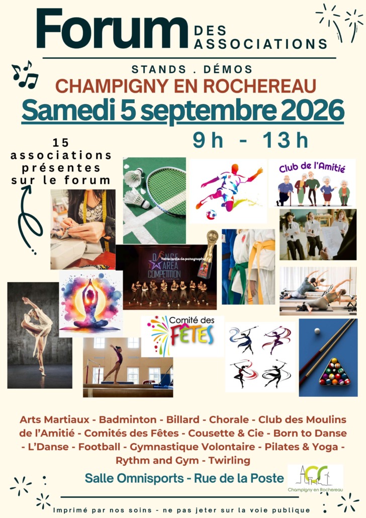 affiche forum des associations champigny