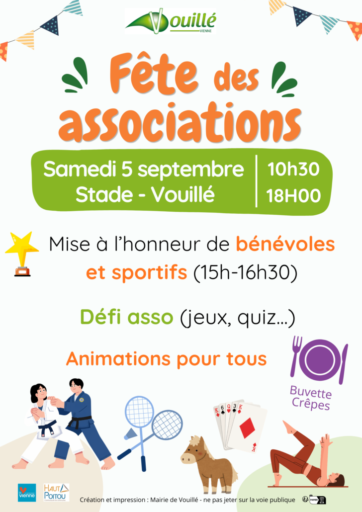 forum des asso affiche vouillé
